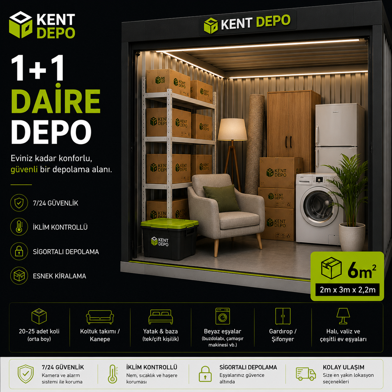 1+1 Daire Depo - Kent Depo Ankara